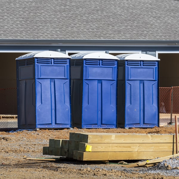 what is the expected delivery and pickup timeframe for the porta potties in East Haven